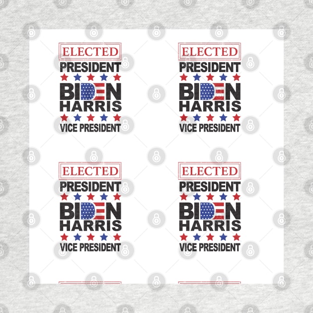 Biden Harris Elected by Sandra Hutter Designs